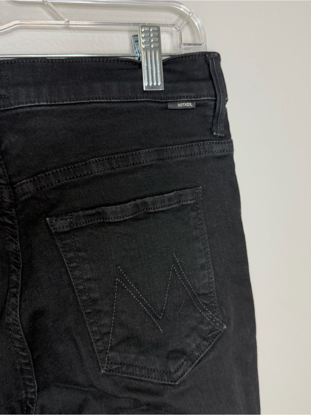 MOTHER Insider Crop Step Fray Jeans in Not Guilty Womens 28 - Picture 11 of 15